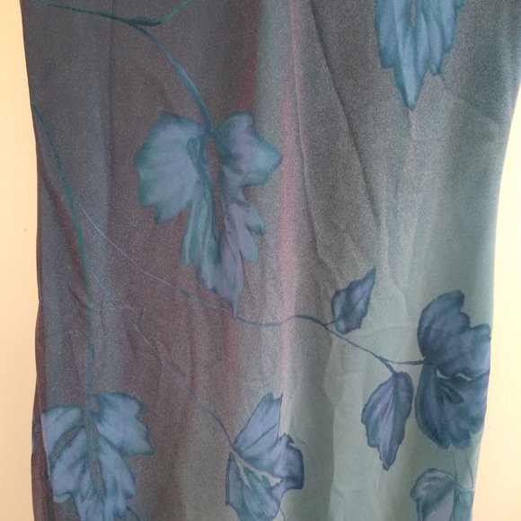 Sleeveless Maxi Dress, Blue Ombre, Vintage (late 90s) Regine Los Angeles - S - Picture 12 of 16